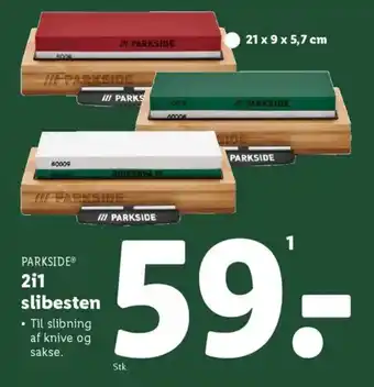 Lidl PARKSIDE® 2i1 slibesten tilbud