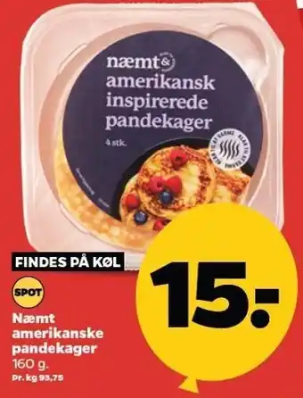 Netto Næmt amerikanske pandekager tilbud