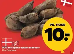 Netto ØGO økologisk danske rødbeder tilbud