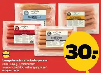 Netto Landelænder storkøbspølser tilbud