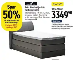 Føtex Spar 50% på opbevarings- og elevationssenge tilbud