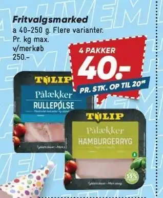 Bilka Fritvalgsmarked - 4 PAKKER tilbud