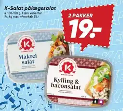 Bilka K-Salat pålægssalat - 2 PAKKER tilbud