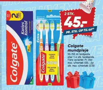 Bilka Colgate mundpleje - 2 STK tilbud