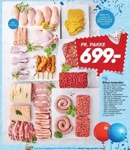 Bilka Bilkas kødpakke tilbud