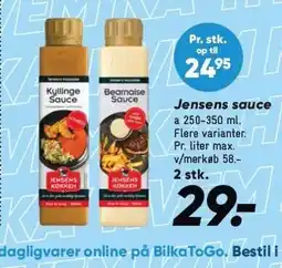 Bilka Jensens sauce - 2 stk tilbud