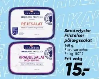 Bilka Sønderjyske Fristelser pålægssalat tilbud