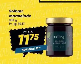 Bilka Solbær marmelade tilbud