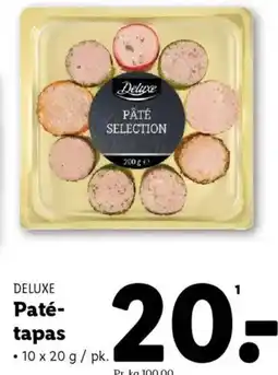 Lidl DELUXE Paté- tapas tilbud