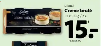 Lidl DELUXE Creme brulé tilbud