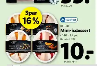 Lidl DELUXE Mini-isdessert tilbud