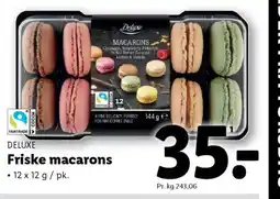 Lidl DELUXE Friske macarons tilbud