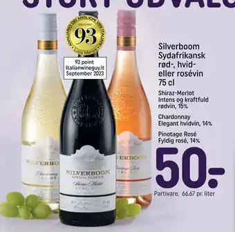 REMA 1000 Silverboom Sydafrikansk rød-, hvid- eller rosévin 75 cl tilbud