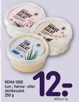 REMA 1000 REMA 1000 tun-, hønse- eller skinkesalat 250 g tilbud