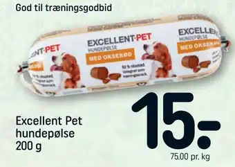 REMA 1000 Excellent Pet hundepølse 200 g tilbud