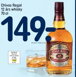 REMA 1000 Chivas Regal 12 års whisky 70 cl tilbud