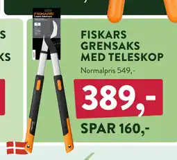 Plantorama FISKARS GRENSAKS MED TELESKOP tilbud