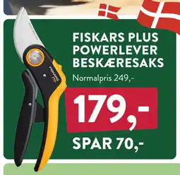 Plantorama FISKARS PLUS POWERLEVER BESKÆRESAKS tilbud