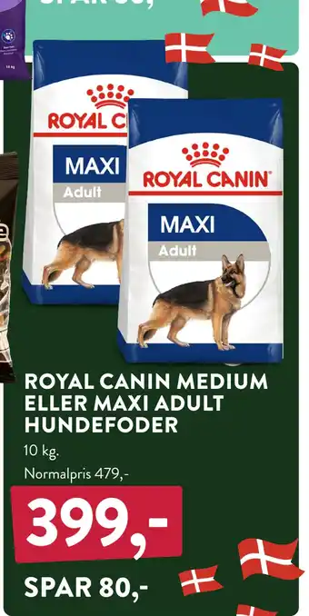 Plantorama ROYAL CANIN MEDIUM ELLER MAXI ADULT HUNDEFODER tilbud