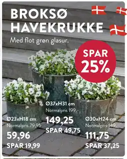 Plantorama BROKSØ HAVEKRUKKE tilbud