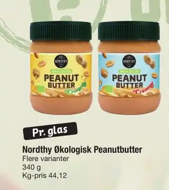 Fakta Tyskland Nordthy Økologisk Peanutbutter tilbud