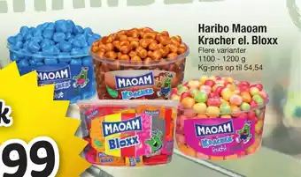 Fakta Tyskland Haribo Maoam Kracher el. Bloxx tilbud