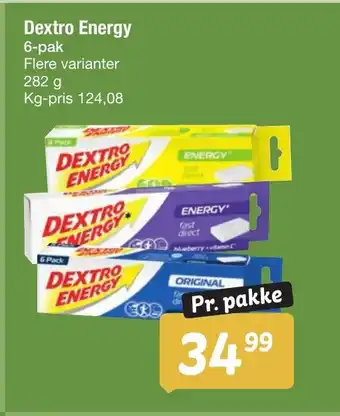 Fakta Tyskland Dextro Energy 6-pak tilbud