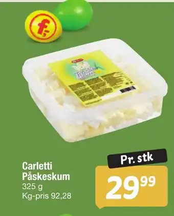 Fakta Tyskland Carletti Påskeskum tilbud