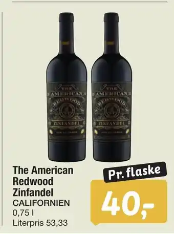 Fakta Tyskland The American Redwood Zinfandel tilbud