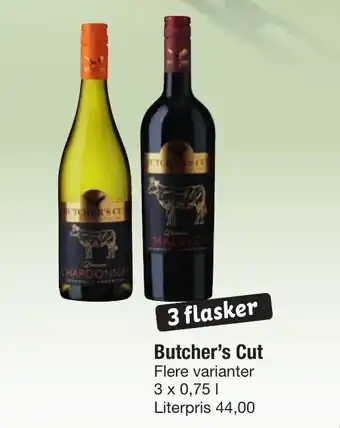 Fakta Tyskland 3 flasker Butcher's Cut Flere varianter tilbud