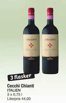 Fakta Tyskland Cecchi Chianti ITALIEN tilbud