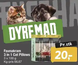 Fakta Tyskland Faunakram 3 in 1 Cat Pillows tilbud