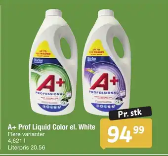 Fakta Tyskland A+ Prof Liquid Color el. White tilbud