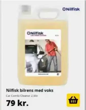 10-4 Byggecenter Nilfisk bilrens med voks tilbud