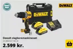 10-4 Byggecenter Dewalt slagboremaskinesæt tilbud