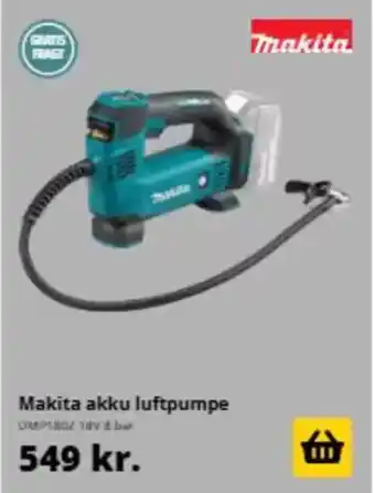 10-4 Byggecenter Makita akku luftpumpe tilbud