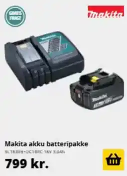 10-4 Byggecenter Makita akku batteripakke tilbud