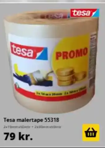 10-4 Byggecenter Tesa malertape 55318 tilbud