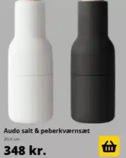 10-4 Byggecenter Audo salt & peberkværnsæt tilbud