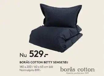 SengeSpecialisten BORÅS COTTON BETTY SENGETØJ tilbud