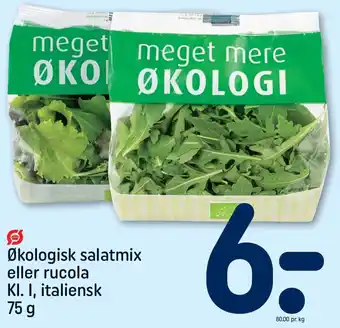 REMA 1000 Økologisk salatmix eller rucola tilbud