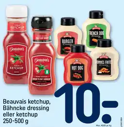 REMA 1000 BEAUVAIS ketchup, Bähncke dressing eller ketchup tilbud