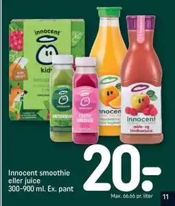 REMA 1000 INNOCENT smoothie eller juice tilbud