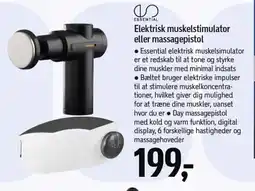 Føtex ESSENTIAL Elektrisk muskelstimulator eller massagepistol tilbud