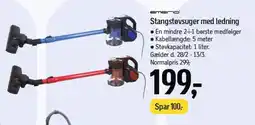 Føtex EMERO Stangstøvsuger med ledning tilbud