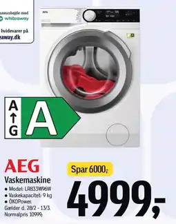 Føtex AEG Vaskemaskine tilbud