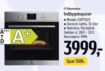 Føtex ELECTROLUX Indbygningsovn tilbud