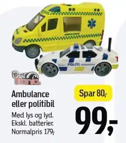 Føtex Ambulance eller politibil tilbud