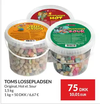 Nielsen's Discount TOMS LOSSEPLADSEN tilbud