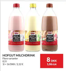 Nielsen's Discount HOFGUT MILCHDRINK tilbud